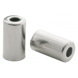 Elvedes ELV1160PRESSED Brass Ferrules - 5mm Silver (200)