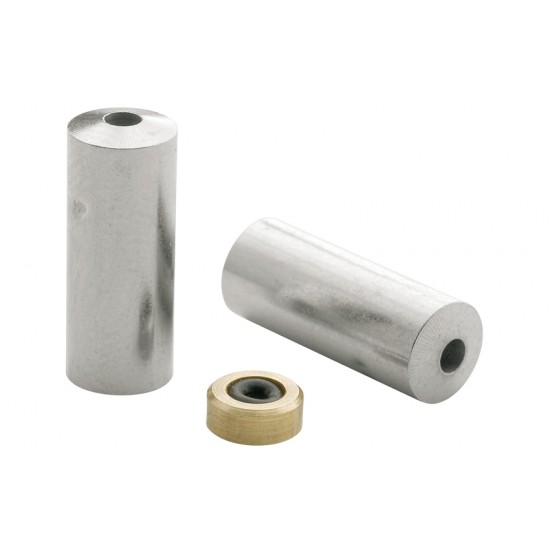 Elvedes ELV1161 Brass Sealed Ferrules - 5mm Silver (100)