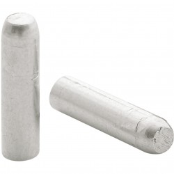 Elvedes ELV1172 Aluminium Endcaps - 1.6mm Silver (500)