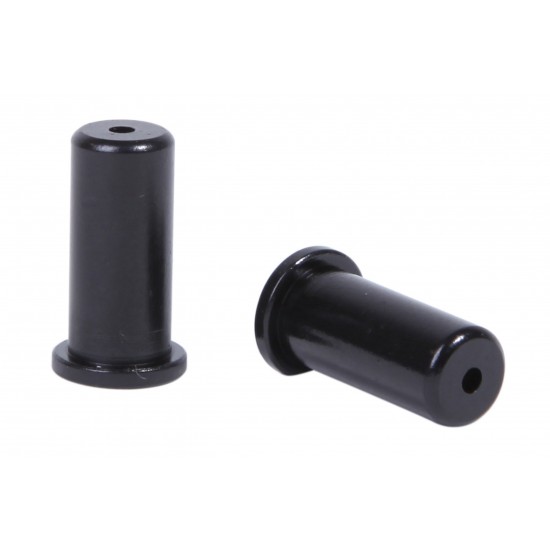 Elvedes ELV1178 Aluminium Open Endcaps - 5mm Black (25)