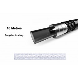 Elvedes 182038-10 Braided Outer Brake Cable - Silver (10m)