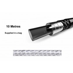 Elvedes 182039-10 Braided Outer Brake Cable - Smoke (10m)