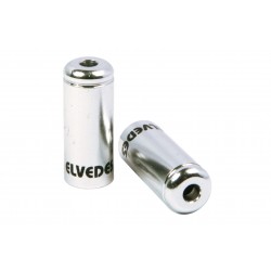 Elvedes ELV2012001 Aluminum Sealed Ferrules - 5mm Silver (50)