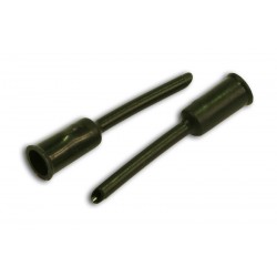 Elvedes ELV2012106 Plastic Tip Ferrules - 5mm Black (50)