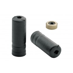Elvedes ELV2015057 Plastic Sealed Ferrules - 4mm Black (100)