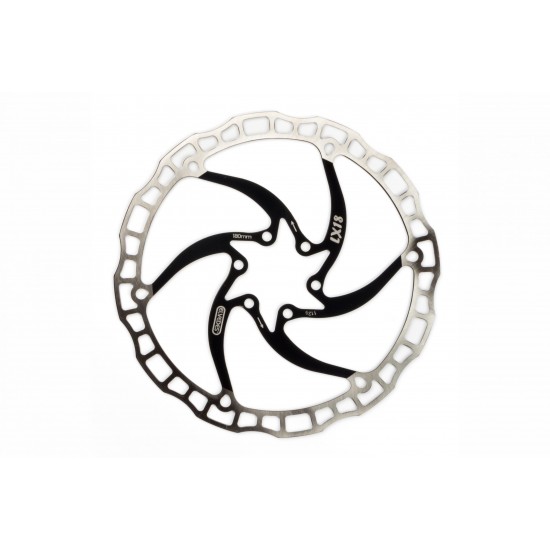 Elvedes LX18 Lightweight Disc Rotor - 180mm Black (2015197)