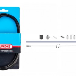 Elvedes 6445-3 Complete Univ. Stainless Brake Cable - Silver