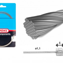 Elvedes 6472RVS-49 Stainless Inner Gear Cable (Ea) Elvedes 6472RVS-49 Stainless Inner Gear Cable (Ea)