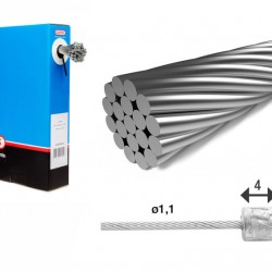 Elvedes 6472RVS Stainless Inner Gear Cable (100)