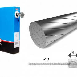 Elvedes 6472RVS-SLICK Stainless Inner Gear Cable (100) Elvedes 6472RVS-SLICK Stainless Inner Gear Cable (100)