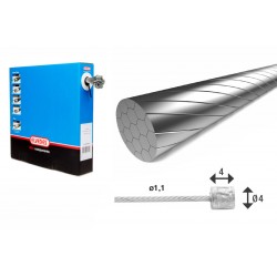 Elvedes 6472RVS-SLICK Stainless Inner Gear Cable (100)