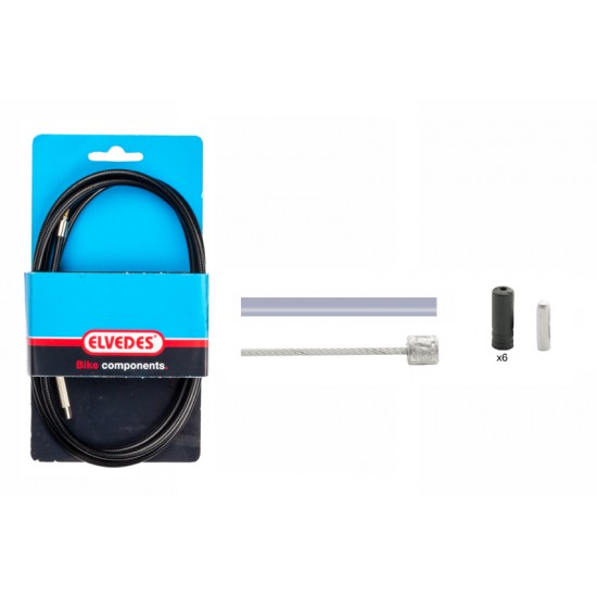 Elvedes 6479-3 Complete Univ. Stainless Gear Cable - Silver