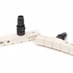 Elvedes 6832 WHITE COMPOUND A.K. V-Brake Pads - 72mm (Pr)