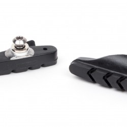 Elvedes Road Caliper Brake Pads - With Fins BLACK 6842 (Pr) Elvedes Road Caliper Brake Pads - With Fins BLACK 6842 (Pr)