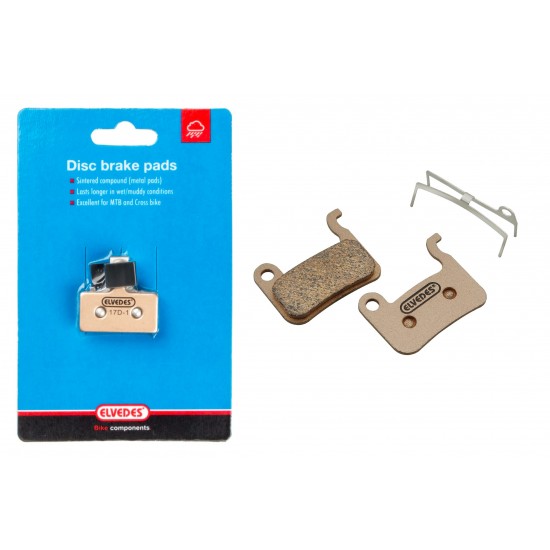 Elvedes 6859 Sintered Disc Brake Pads - Shimano (Pr)