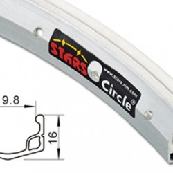 CD Wheel 18 x 1.75 Rim S/W STD 20H Silver CD Wheel 18 x 1.75 Rim S/W STD 20H Silver