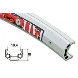 Cd Wheel 24 x 1.75 Rim D/W STD 36H Silver CNC Sides