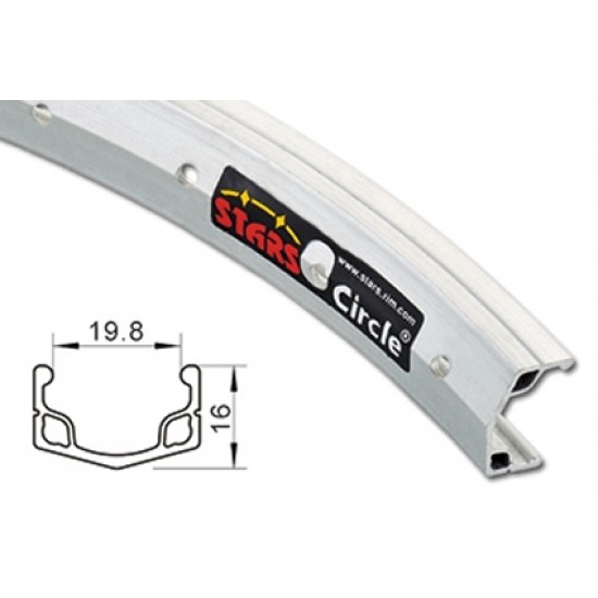 CD Wheel 700c Rim S/W HYB 36H Silver
