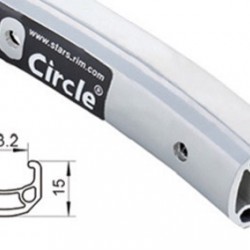 CD Wheel 700c Rim D/W NAR 36H Black CNC Sides