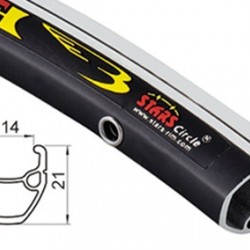 CD Wheel 700c Rim D/W NAR 36H Silver CNC Sides Eyelets