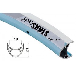 CD Wheel 700c Rim D/W HYB 36H Silver CNC Sides