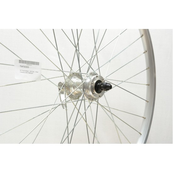 CD Wheel 26" Front Wheel - Q/R Disc - Silver V-Section ATB