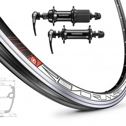 CD Wheel 700c Wheel Set - Shimano Tiagra /  MACH1 Rims - Black (Pr) CD Wheel 700c Wheel Set - Shimano Tiagra /  MACH1 Rims - Black (Pr)