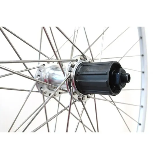 CD Wheel 700c Wheel Set - Sealed 10/11sp Cass Hubs - Silver (Pr)