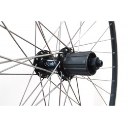 CD Wheel 700c Wheel Set - Sealed 8/9/10sp Cass Hubs - Black (Pr)
