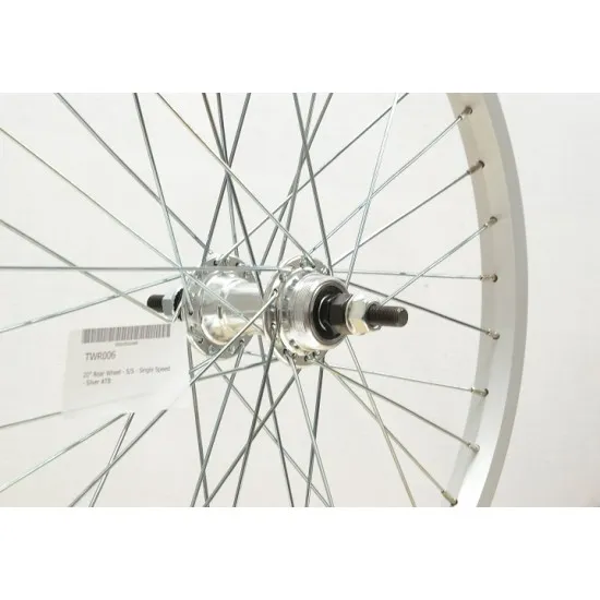 CD Wheel 20" Rear Wheel - S/S - Single Speed - Silver ATB