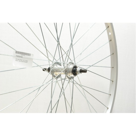 CD Wheel 700c Rear Wheel - S/S - Single Speed - Silver Hybrid