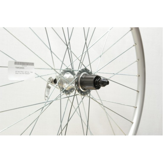 CD Wheel 26" Rear Wheel - Q/R Disc - Cass - Silver V-Sec ATB