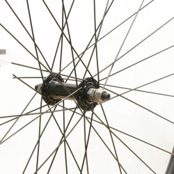 CD Wheel 700c Front Wheel - S/S - Black V-Section Hybrid