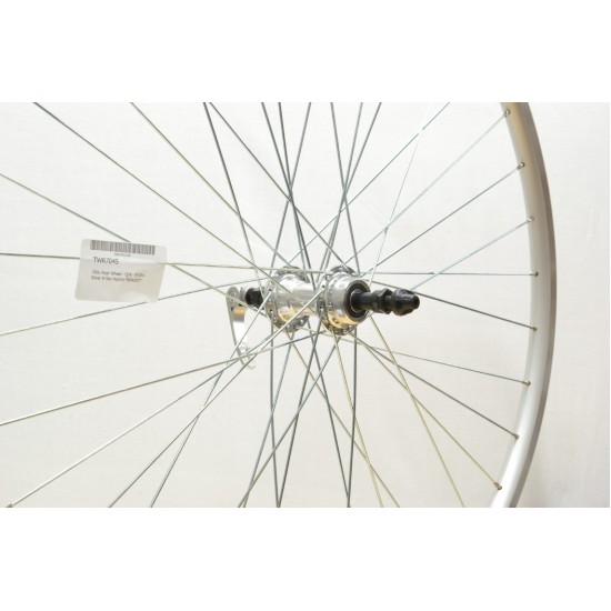 CD Wheel 700c Rear Wheel - Q/R - F/Whl - Silver V-Sec Hybrid