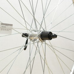 CD Wheel 700c Rear Wheel - Q/R - Cassette - Silver V-Sec. Hybrid