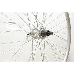 CD Wheel 700c Rear Wheel - Q/R Disc - Cass - Sil V-Sec Hybrid