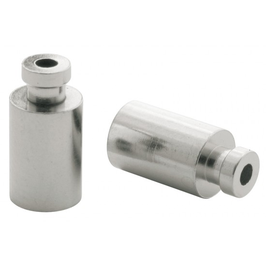 Elvedes ELV1130 Brass S/A Ferrules - 5mm Silver (25)