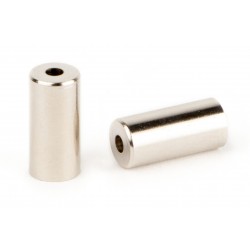 Elvedes ELV2016107 Brass Ferrules - 4.3-5.7mm Silver (150)