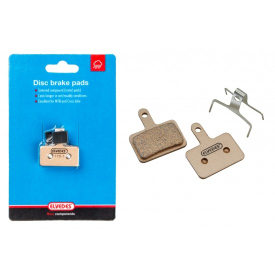 Elvedes 6854 Sintered Disc Brake Pads - Shimano/Tektro (Pr)