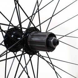 CD Wheel 700c Rear Wheel - Sealed 10/11sp Cass Hub / DW Rim BLACK