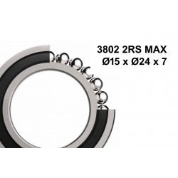 Elvedes 2021018 MAX Sealed Bearing 3802 2RS MAX