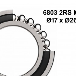 Elvedes 2021049 MAX Sealed Bearing 6803 2RS MAX Elvedes 2021049 MAX Sealed Bearing 6803 2RS MAX