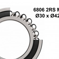 Elvedes 2021050 MAX Sealed Bearing 6806 2RS MAX Elvedes 2021050 MAX Sealed Bearing 6806 2RS MAX