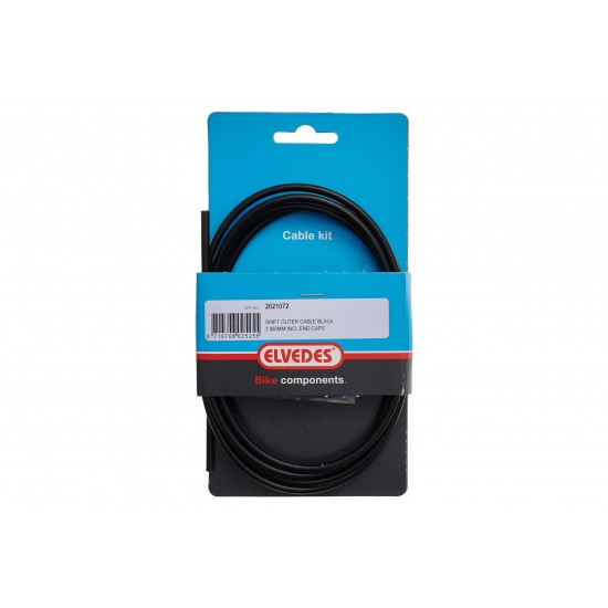 Elvedes 2021072 Outer Gear Cable - Black 2000mm