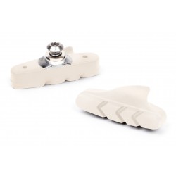 Elvedes Road Caliper Brake Pads - With Fins WHITE 6848 (Pr)