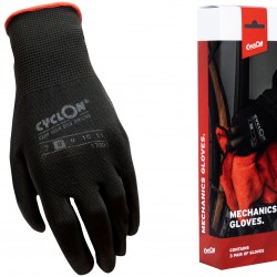 Cyclon Working Gloves - Size M.8 - Red (Set of 3 Pairs)