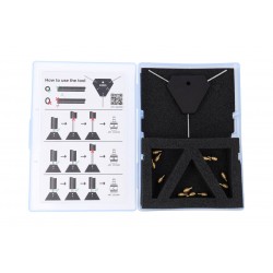 Elvedes 2022058 Brake Hose Measurement Tool Kit with Universal Inserts