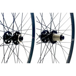 Cd Wheel 29.0 ATB Wheel Set - M12/M12 Bolt-Thru Hubs / Gravel Disc Rims - Black (Pr)