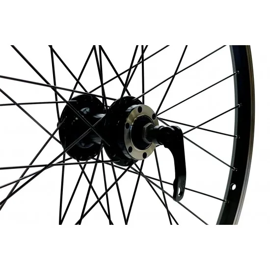 CD Wheel 24" Front Wheel - Q/R Disc - Black DW ATB