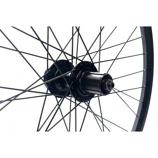 CD Wheel 24" Rear Wheel - Q/R Disc - Cassette - Black ATB